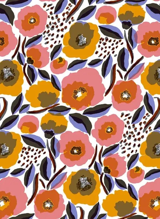 Marimekko Carta da parati Rosarium - 25155