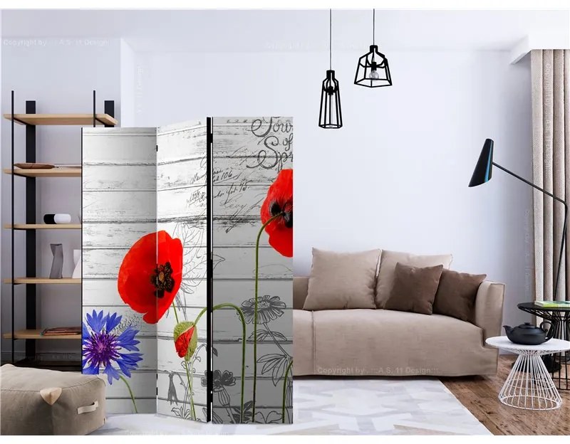 Paravento Wildflowers [Room Dividers]