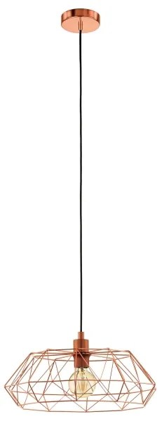 Eglo 49488 - Lampadario CARLTON 2 1xE27/60W/230V