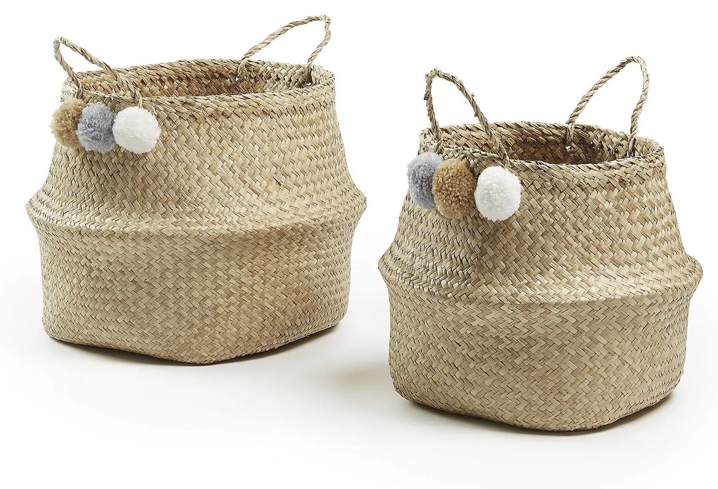 Kave Home - Set Thai 2 cesti naturale