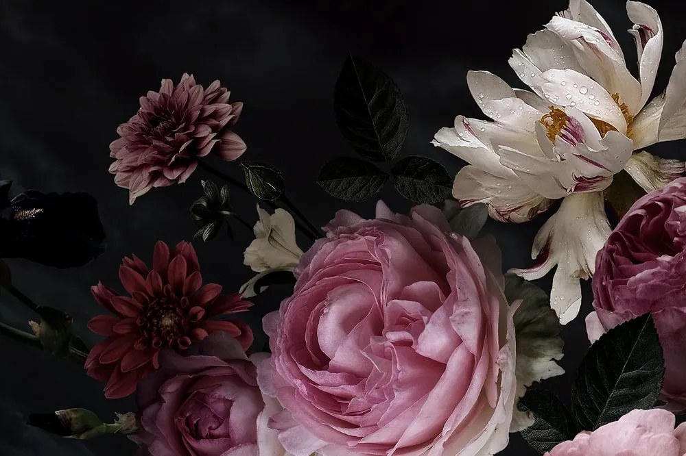 Carta da parati – Bouquet di fiori in dettaglio