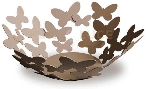 Centro tavola moderno grande con farfalle butterfly beige