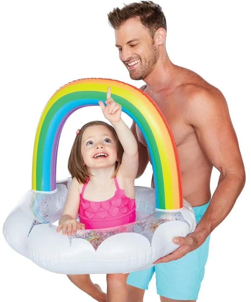 Cerchio gonfiabile per bambini a forma di arcobaleno - Big Mouth Inc.