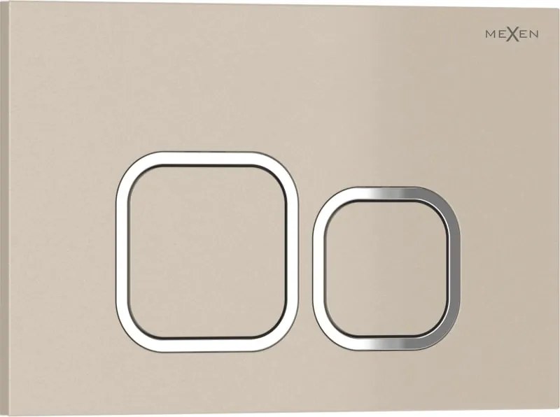 Mexen Tex 03 pulsante di scarico, beige - 6103-07