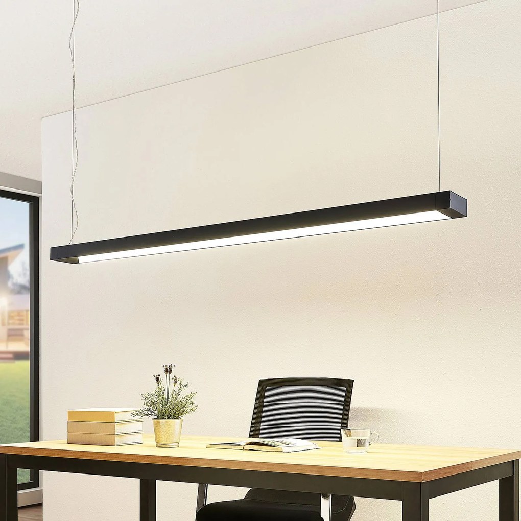 Arcchio Lampada LED a sospensione Cuna, nero, 162 cm, metallo