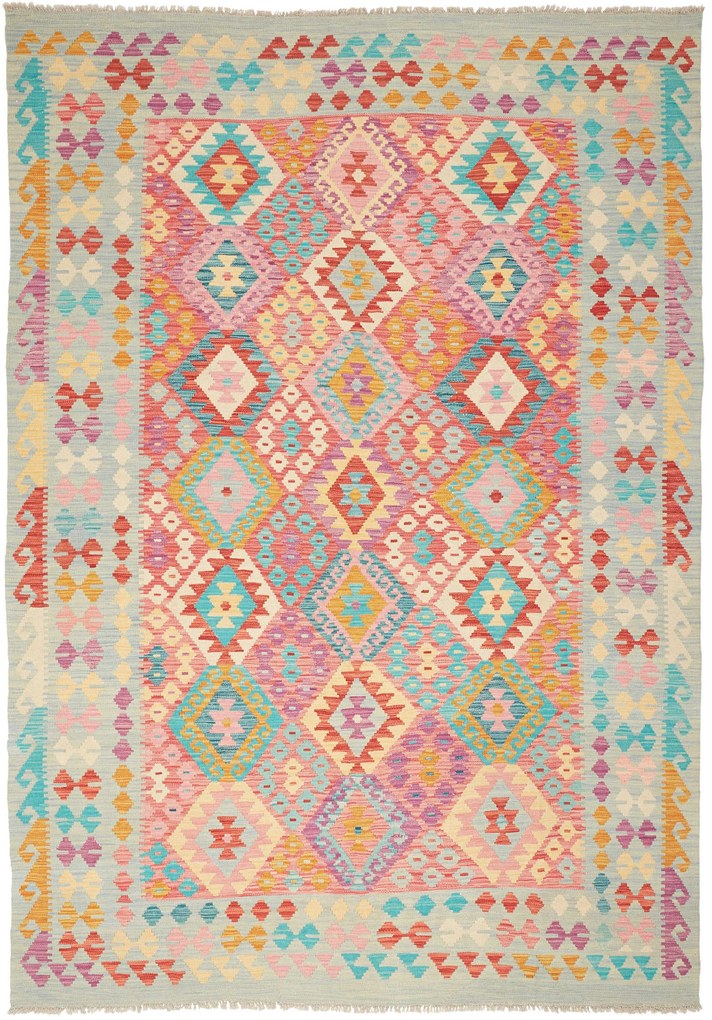 Kilim Tappeto 250x180 (Pakistan) Tessuto A Mano
