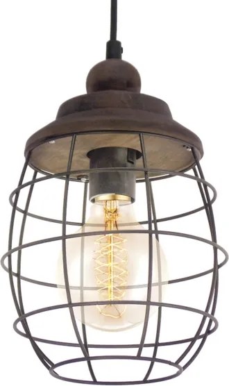 Eglo 49219 - Lampadario BAMPTON 1xE27/60W/230V
