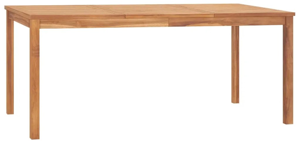 Tavolo da pranzo da giardino 180x90x77 cm in massello di teak