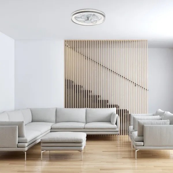 Rabalux 71335-LED Plafoniera dimmerabile con ventilatore FANRICIUS 40W/230V 3000/4000/6000K+RC