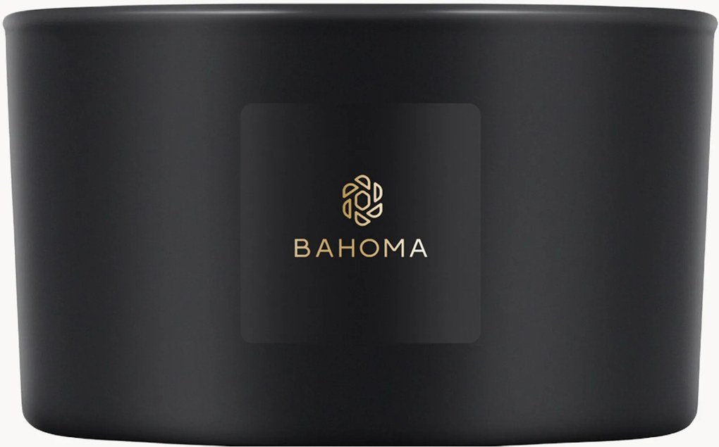 Candela profumata con tre stoppini fatta a mano Oakley (patchouli, muschio)