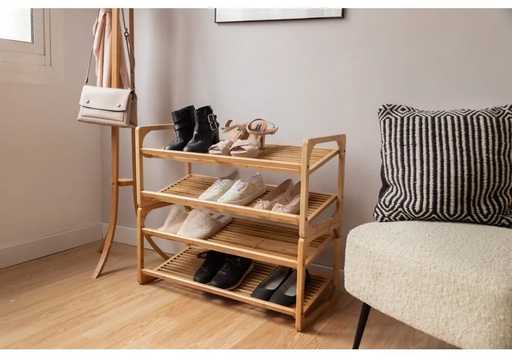 Appendiabiti e cappelli in bambù Bambù - Compactor