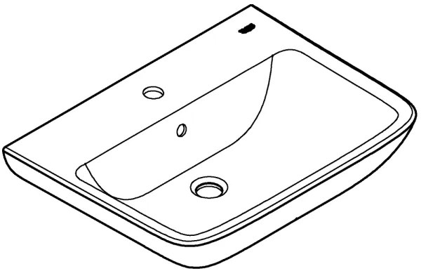 GROHE 39950000 - Lavabo START EDGE 600 × 448 mm ceramica/bianco