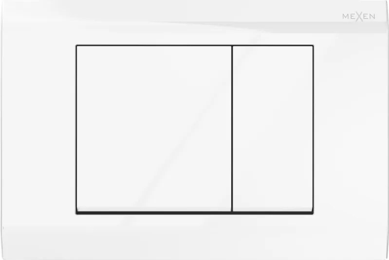 Mexen Fenix 01 pulsante di scarico, bianco lucido - 600100