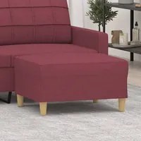 Poggiapiedi Rosso Vino 70x55x41 cm in Tessutocod mxl 78619