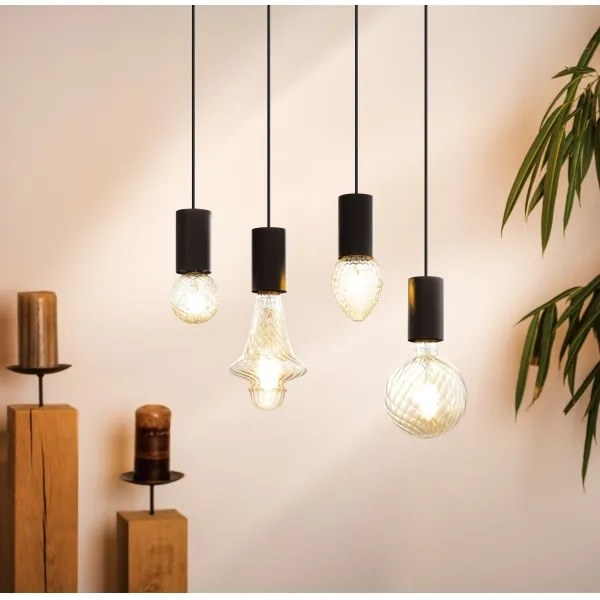 Eglo 98661 - Lampadario a sospensione con filo POZUETA 1xE27/40W/230V