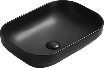 Mexen Daria lavabo da appoggio 50 x 35 cm, nero opaco - 21935085