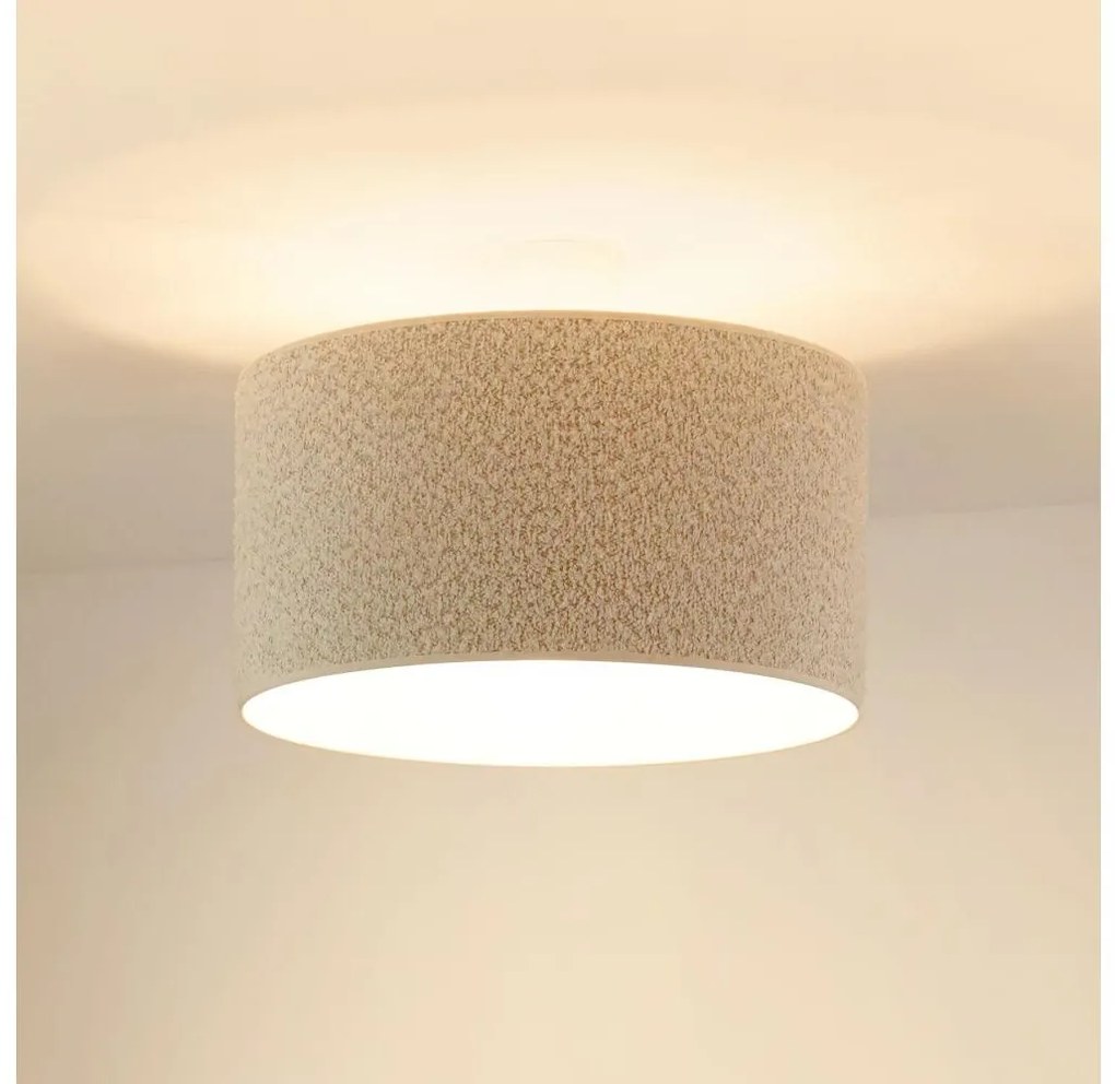 Brilagi - Lampadario a plafone BOUCLE ROLLER 1xE27/15W/230V diametro 45 cm color crema