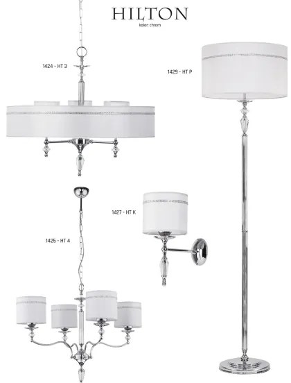 Jupiter 1428 - Lampada da tavolo HILTON 1xE27/60W/230V