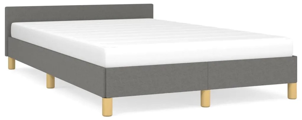 Giroletto Senza Materasso Grigio Scuro 120x190 Cm İn Tessuto /