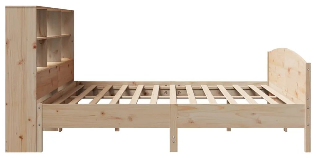 Letto libreria senza materasso 180x200 cm in legno di pino