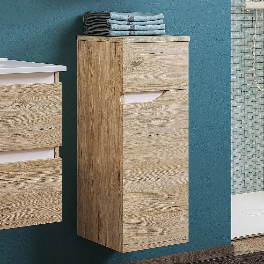 Semicolonna Portaoggetti 80 Cm Un'Anta Un Cassetto Savini "Grace 2"