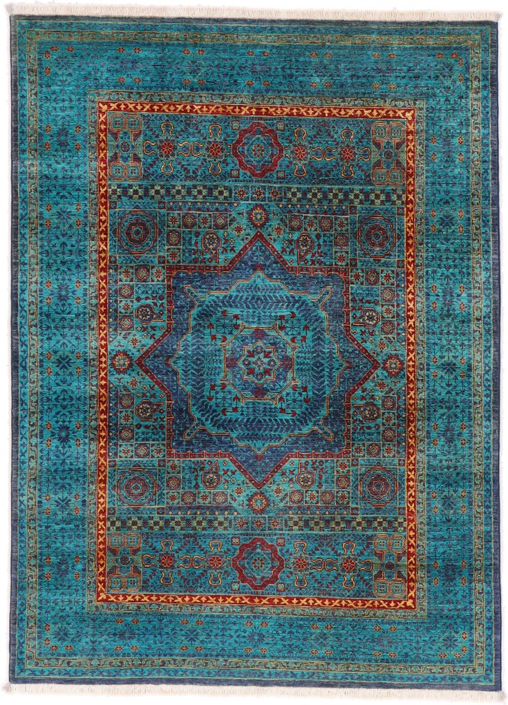 Mamluk Tappeto 160 x 220 (Afghanistan) Annodato A Mano