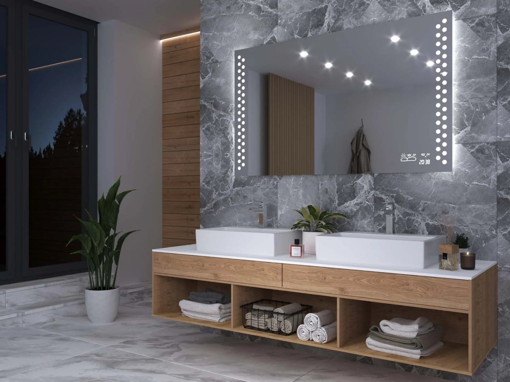 Specchio con illuminazione LED  M10