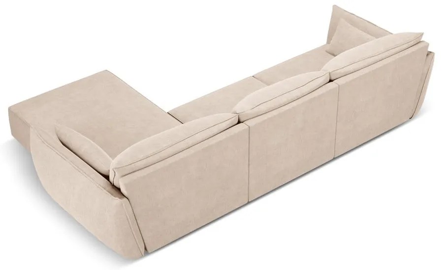 Divano angolare beige (angolo destro) Vanda - Mazzini Sofas