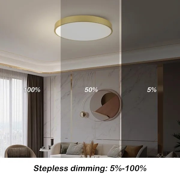 Brilagi - Lampada LED dimmerabile POOL SMART LED/100W/230V 80 cm dorata Wi-Fi Tuya + telecomando