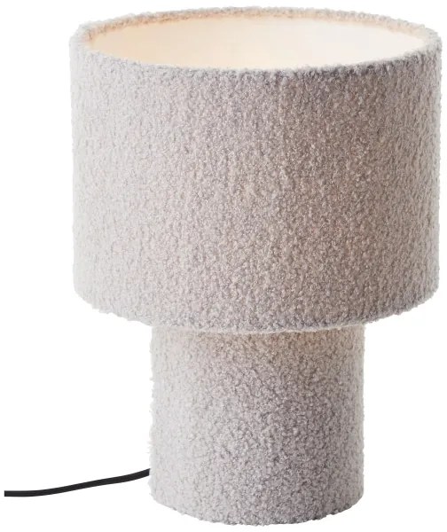 Brilliant - Lampada da tavolo TEDDY 1xE27/20W/230V grigia