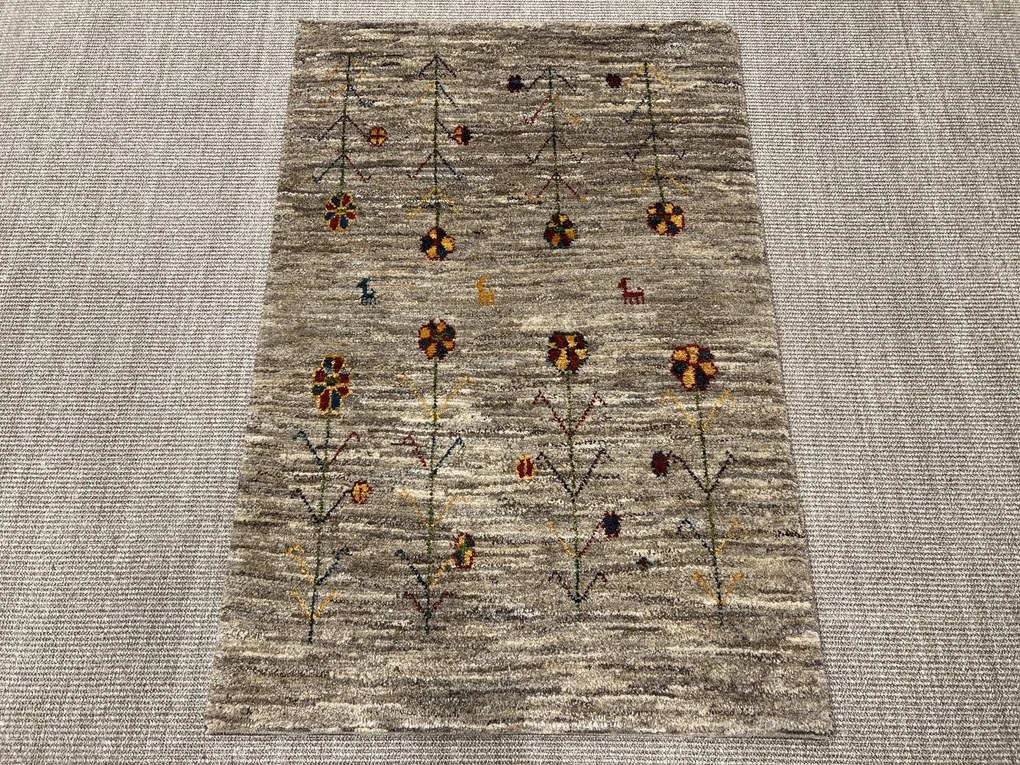 Gabbeh Tappeto 120x80 Marrone (Iran) Annodato A Mano