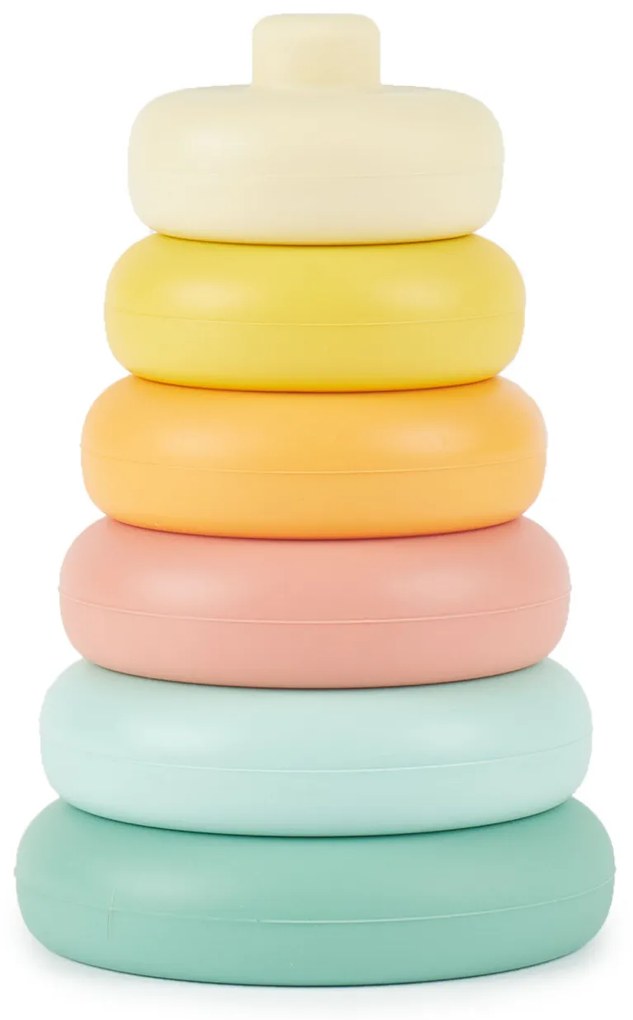 Bieco - Torre impilabile in silicone - Tropical Vibes