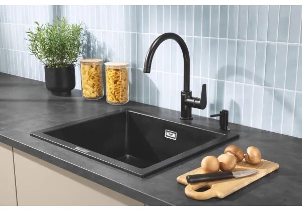 GROHE 1021652430 - Dispenser per sapone liquido CONTEMPORARY 500 ml nero