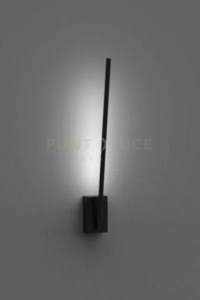 Applique tubolare nero matto, led 4w,320lm,3000k,l10x6xh36,8cm, non...