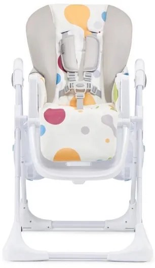 KINDERKRAFT - Sedia da pranzo per bambini YUMMY beige/bianco