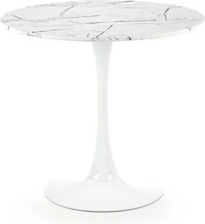 Tavolo effetto marmo Denver - H73 cm