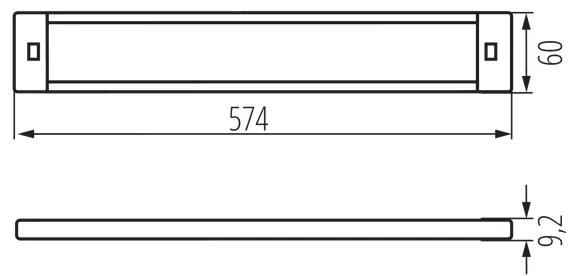 Kanlux 38120 - LED Illuminazione dimmerabile per mobili con sensore DAXA LED/9W/24V