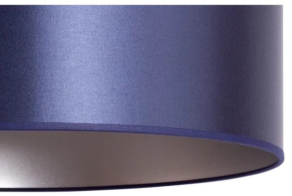Duolla - Lampadario a sospensione con filo CANNES 1xE27/15W/230V diametro 45 cm blu/argento