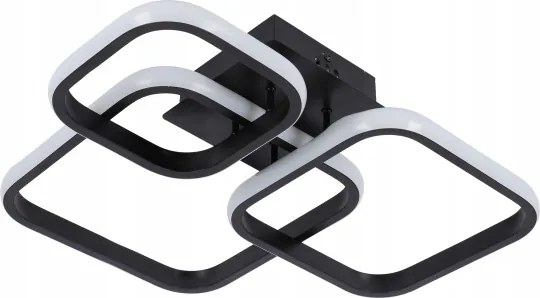 Plafoniera LED 38W/230V nera