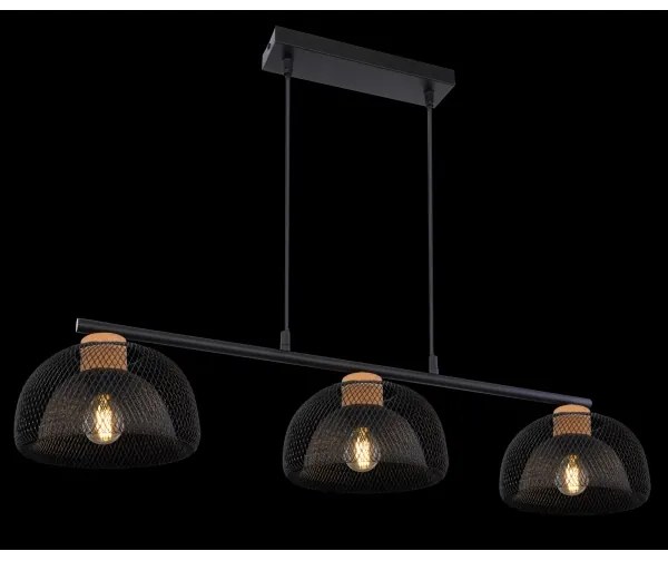 Globo 15393-3 - Lampadario a sospensione con filo VITIANO 3xE14/40W/230V