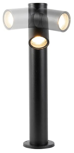 Lampada da esterno intelligente nera 45 cm regolabile con Wifi GU10 - Solo