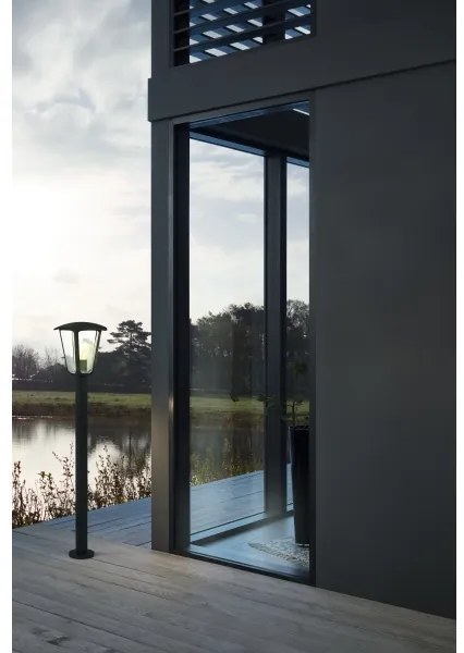 Eglo 98123 - Lampada da esterno MONREALE 1xE27/60W/230V IP44 altezza 995 nero