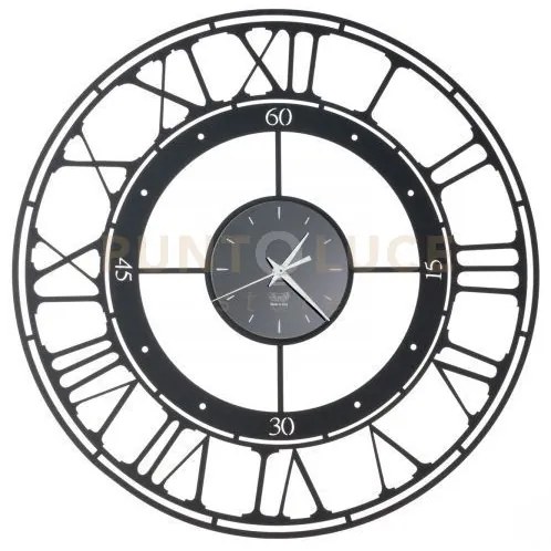 Orologio di design da parete koros 51 nero