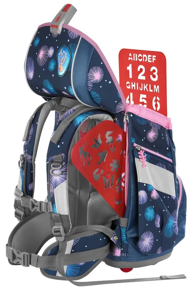 Zaino/cartella scuola 2IN1 PLUS – Set 6 pezzi, Step by Step Mermaid Delia