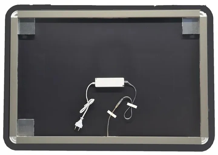 Specchio reversibile 100x70 illuminazione perimetrale LED e spessore 4 mm
