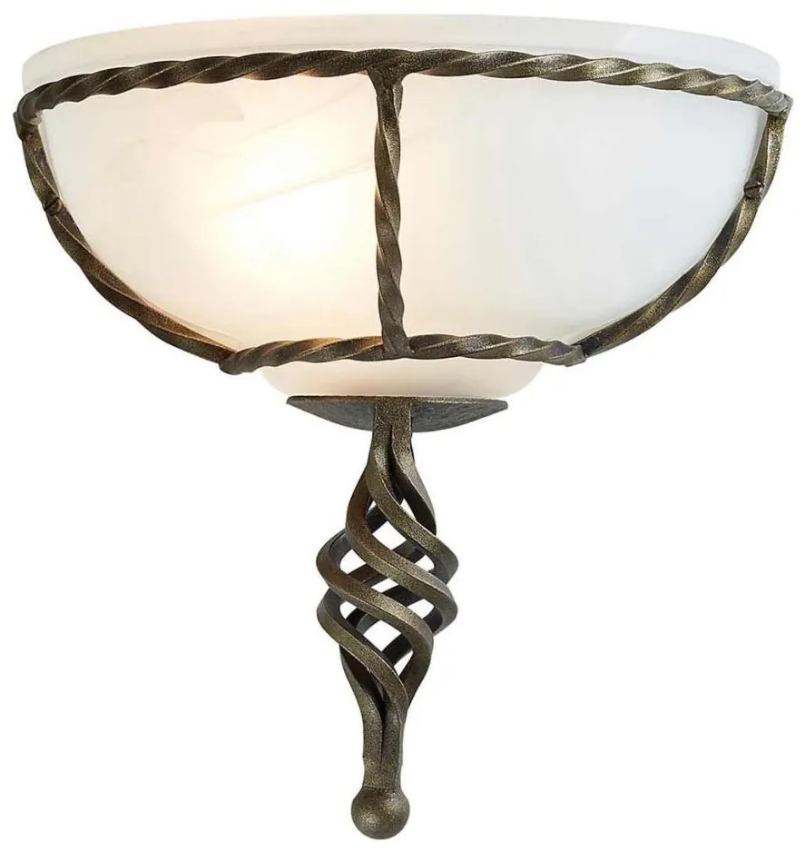 Elstead PB-WU-BLK-GOLD - Applique PEMBROKE 1xE27/60W/230V