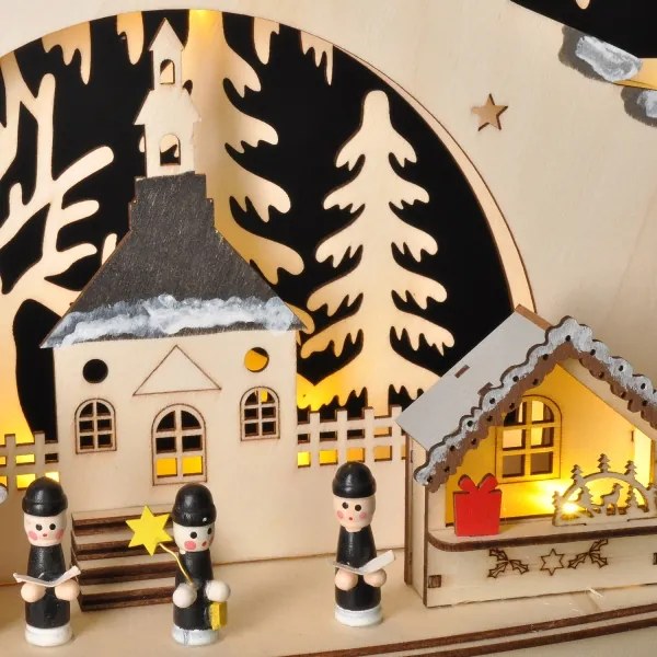 Solight 1v282 - Decorazione natalizia LED LED/2xAA/bianco caldo albero