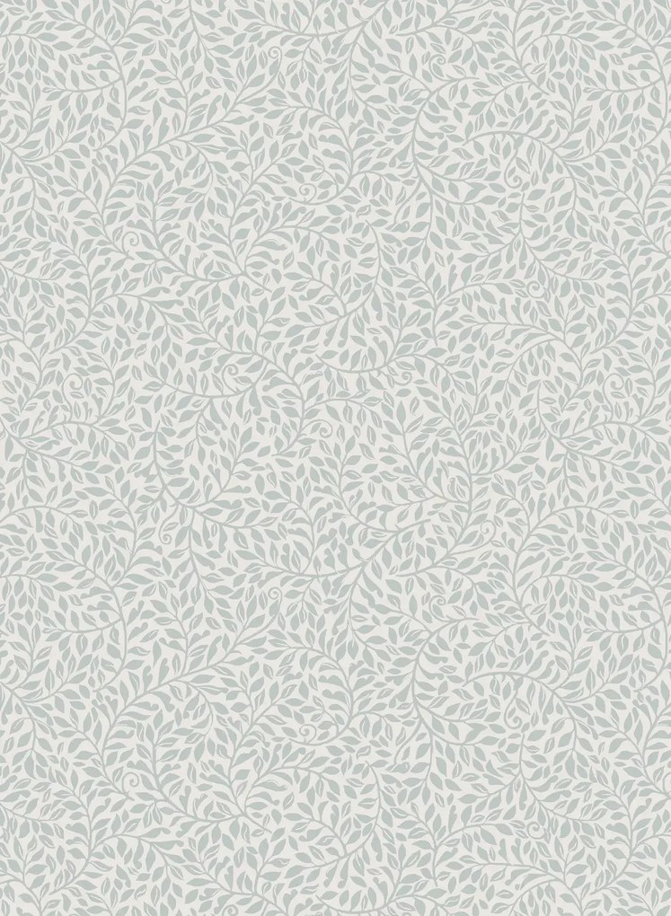 Sandberg Tapete Bladverk - Misty Blue