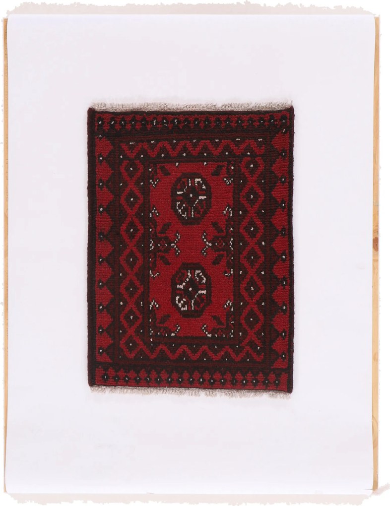 Afghan Tappeto 50x70 (Afghanistan) Annodato A Mano