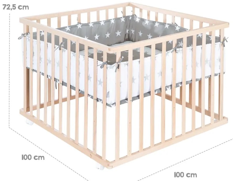 Box in colore naturale 100x100 cm - Roba